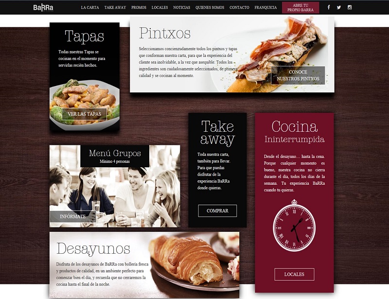 BaRRA de Pintxos potencia su estrategia de marketing online
