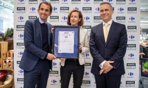 Entrega a Carrefour por parte de Aenor Certificado Desperdicio Alimentario Cero