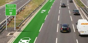 Carreteras que cargan las baterías de los coches eléctricos