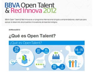 Comienza el IV BBVA OpenTalent &  Red Innova