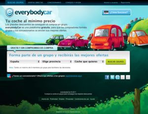 Comprar coches en grupo