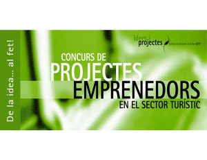 Concurso Emprendedores en el sector turístico