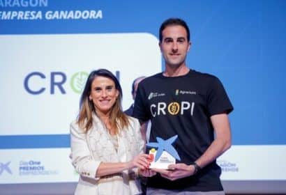 Cropi, galardonada en los Premios EmprendeXXI como la startup con mayor potencial de Aragón