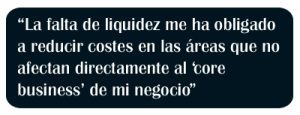Reducir costes en áreas no fundamentales