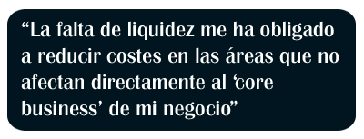 Reducir costes en áreas no fundamentales