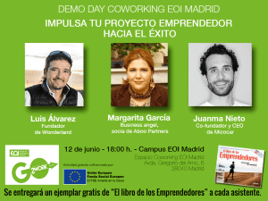 Demo Day Coworking EOI: Impulsa tu Proyecto Emprendedor hacia el Éxito