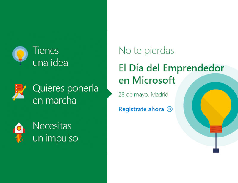 Día del emprendedor en Microsoft