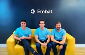 Antonio Berga, Carlos Serrano y Tomás Gil, fundadores de la fintech Embat