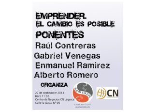 «Emprender: el cambio es posible»