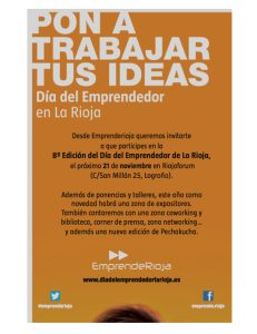 Emprenderioja: la hora del empleo.
