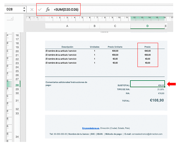 ¿Dudas sobre cómo hacer facturas? Descárgate estas plantillas editables en Excel ¿Dudas sobre cómo hacer facturas? Descárgate estas plantillas editables en Excel