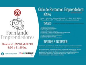 Ciclo de formación emprendedora