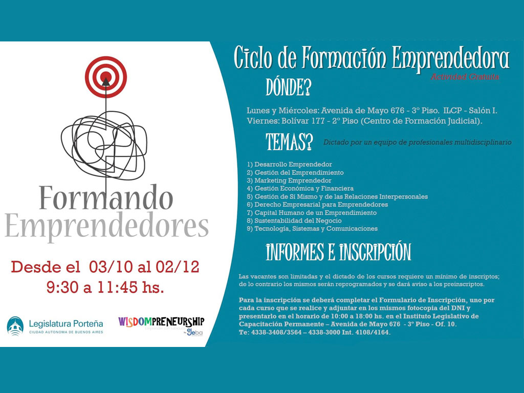 Ciclo de formación emprendedora