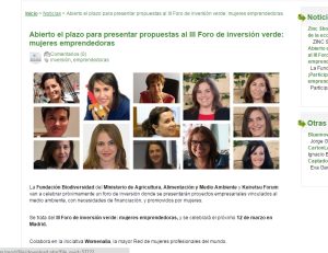 Foro de inversión verde para mujeres