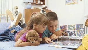 Fútbol, cromos y niños