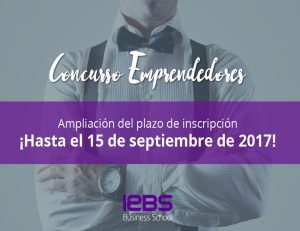 IEBS amplÍa el plazo de su Concurso de Emprendedores