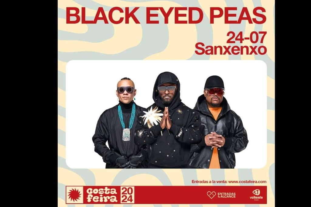 Costa Feira anuncia BLACK EYED PEAS como cabeza de cartel del festival durante la rueda de prensa
