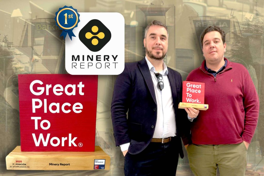 Minery Report lidera Best Workplaces Spain 2025 tras destacar entre las mejores empresas IT del país