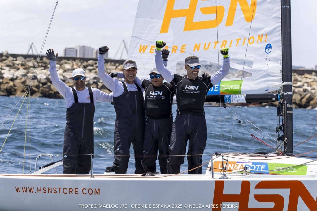 Los canarios ‘HSN Sailing Team’ ganan el Campeonato Nacional Open de España de J70 – Trofeo Maeloc