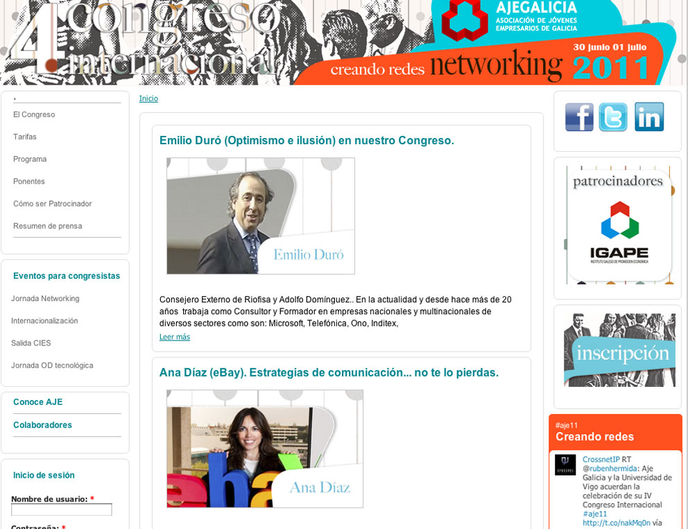 IV Congreso Internacional de AJE Galicia