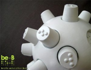 Juguetes conceptuales para enseñar braille