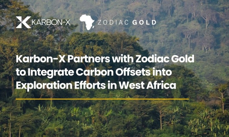 Karbon-X se asocia con Zodiac Gold para integrar las compensaciones de carbono en África Occidental