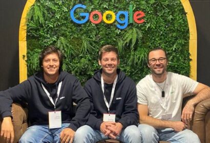 Tom Stevens, Jaime Zaballa y Jack Stevens, fundadores de la startup Kuikads, que ha cerrado una ronda de financiación preseed de 1 M€