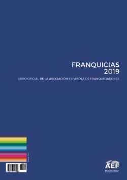La AEF edita su Libro Oficial Franquicias 2019