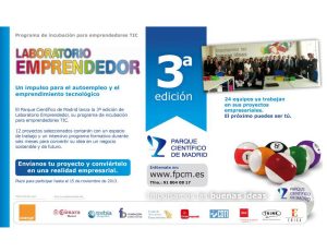 Laboratorio Emprendedor, en el Parque Científico de Madrid