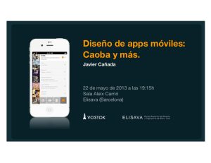 Las claves del diseño de una app