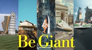 Las zapatillas de Harper & Neyer invaden las calles en su campaña «Be Giant»