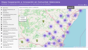 El mapa valenciano para impulsar la innovación y la recuperación económica