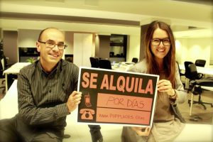 Marketplace online de alquiler de espacios comerciales por días