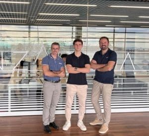 Equipo fundador de la startup MasLeads, que acaba de cerrar una ronda de financiación