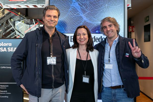 Nacho Sala, Helena Torras y Marcos Alves