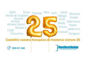 Necesito un Trastero alcanza las 25 delegaciones