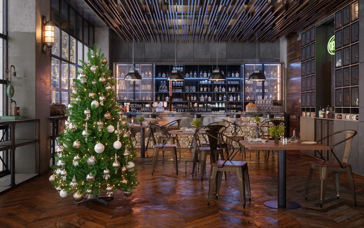 el negocio de las cenas de Navidad
