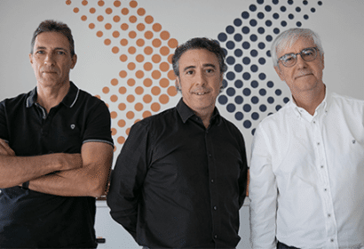 Lluis Sánchez, Jaume Rey e Ismael Sancha, responsables de Nexiona.