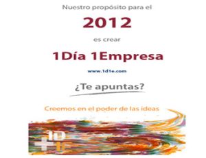 Objetivo: 250 empresas en 2012