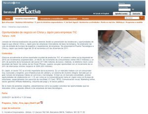 Oportunidades TIC en China y Japón
