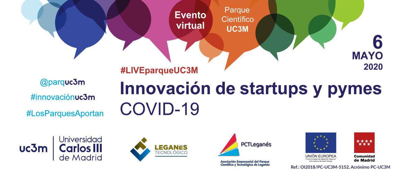 Primer evento virtual #LIVEparqueUC3M