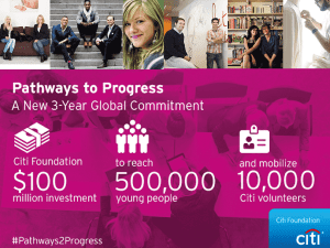 Pathways to Progress