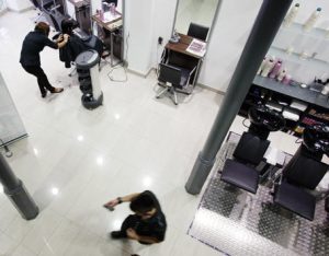 Peluquerías en el ático