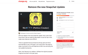 ¿Por qué el CEO de Snapchat no está haciendo caso a las críticas de los usuarios a su nuevo rediseño?