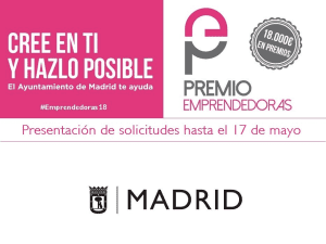 Premio Emprendedoras 2018