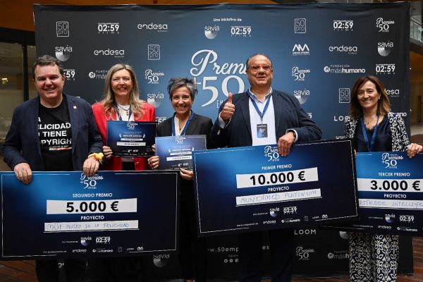 Ganadores de los Premios +50 Emprende