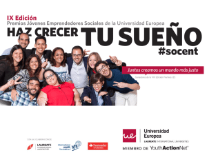 Premios Jóvenes Emprendedores Sociales de la Universidad Europea