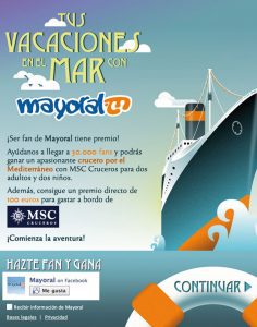 Premios a través de concursos y sorteos