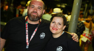 Gabriel Logrosán y Susana de Ana, al frente de Cafe-Bar El Cine
