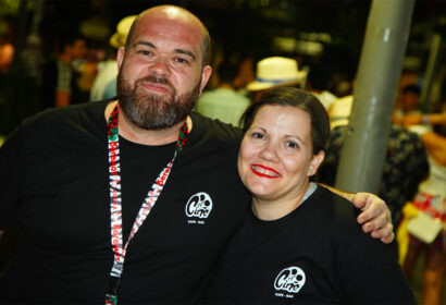 Gabriel Logrosán y Susana de Ana, al frente de Cafe-Bar El Cine